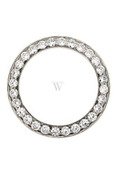 Custom Diamond Bezel Rolex Datejust Mens 36Mm 5.90Ct Solid 18K White Gold / Si None Custom-Bezel